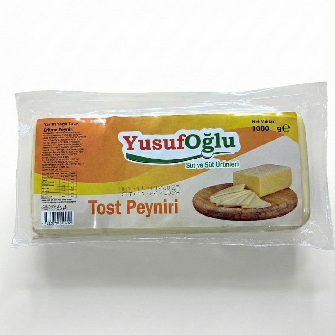 Yusufoğlu Yarım Yağlı Tost Peyniri 1 KG